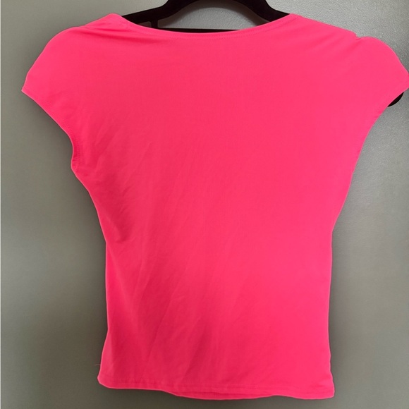 Pink Crop Top Swim bikini Cover up - Picture 4 of 6